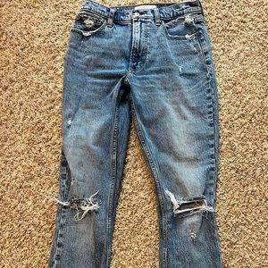 Abercrombie & Fitch 90s Womens High-Rise Skinny jeans